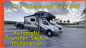 2019 Winnebago View 24G Installing Automatic Transfer Switch