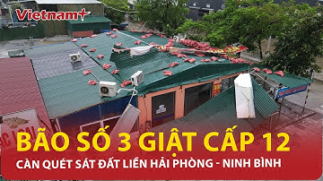 Tâm bão số 3 Wipha giật cấp 12 “cuồng nộ” càn quét sát Hải Phòng- Ninh Bình, mưa như trút nước | VNP