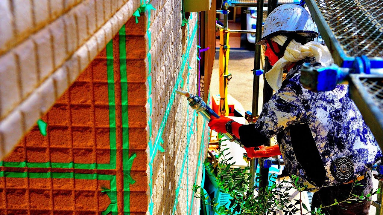 西宮市でパワーボード外壁のシーリング工事-代表の嘉村が直接塗装する嘉村塗装