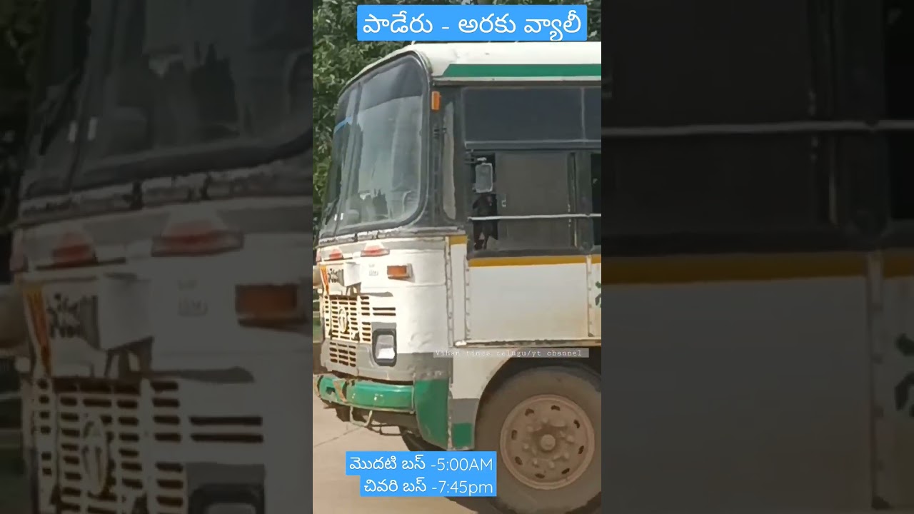 Apsrtc paderu to Araku palle velugu bus 