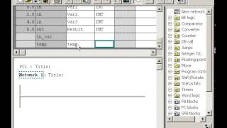 Siemens Step 7 Tutorial - Inserimento e gestione nuovo blocco funzione (Insert new FC))