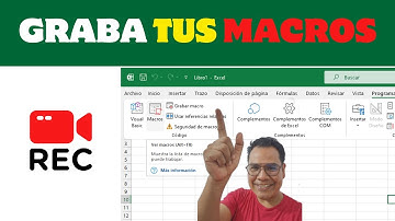🔴ACTIVAR LA OPCION DE MACROS Y PROGRAMADOR de Aplicaciones VISUAL BASIC para Aplicaciones en EXCEL
