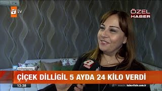 Çiçek Dilligil 5 ayda 24 kilo verdi - atv Gün Ortası