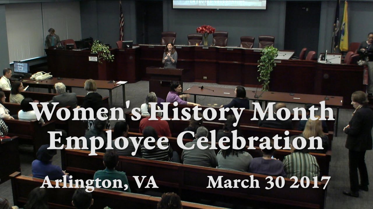 Arlington County Employees Women's History Month Celebration 2017 - YouTube