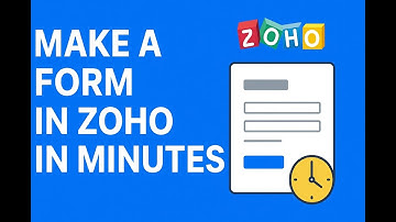 Make a Form in Zoho in Minutes | Better Than Google Forms! Step-by-Step Guide