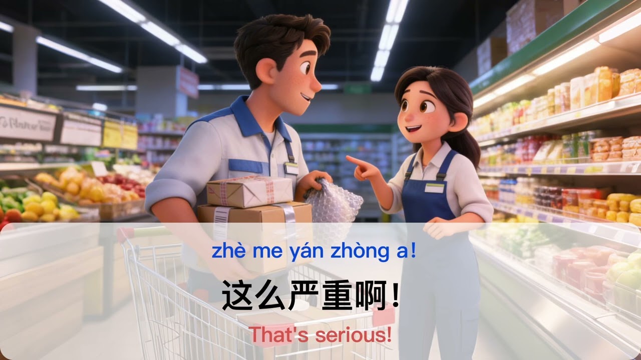 Chinese daily conversation Garbage classification with 3 subtitles regular speed loop3 11.9