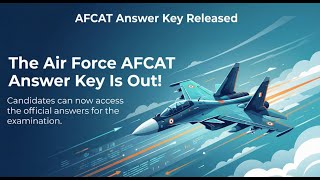 AFCAT Answer Key 2026 II AFCAT 1 Answer Key 2026 II Check Details