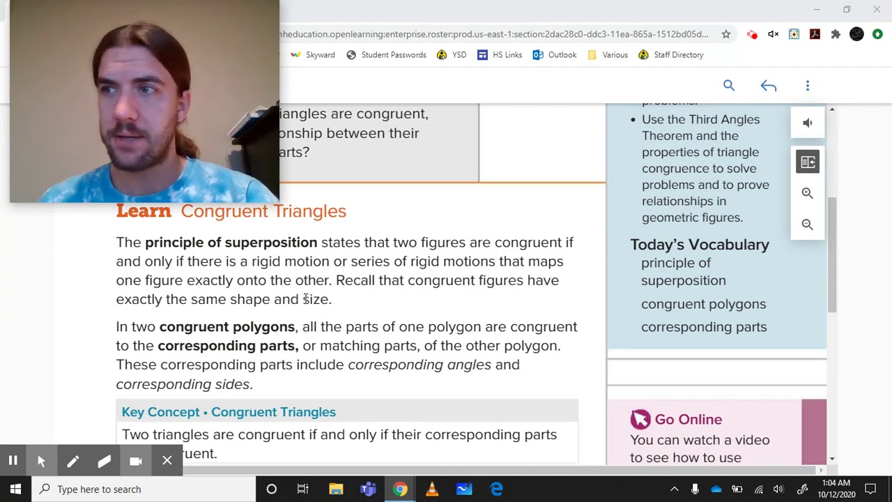 5-2) Introduction to Congruent Triangles - YouTube