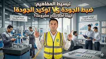 QC  Vs  QA l الفرق بين ضبط الجودة وتأكيد الجودة