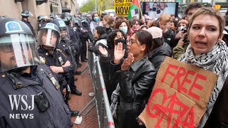 Pro-Palestinian Protesters Detained at Columbia University | WSJ News