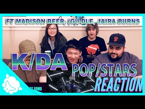 Non-Kpop Fans REACT To K/DA - POP/STARS Ft. Madison Beer, (G)I-DLE, Jaira Burns