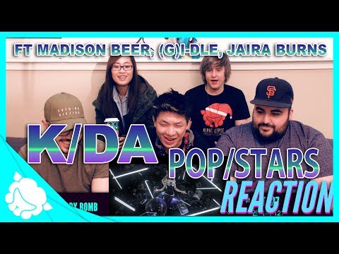 Non-Kpop Fans REACT to K/DA - POP/STARS ft. Madison Beer, (G)I-DLE, Jaira Burns