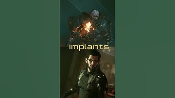 DXMD Adam Jensen vs CP2077 Adam Smasher #shorts #deusexmankinddivided #cyberpunk2077