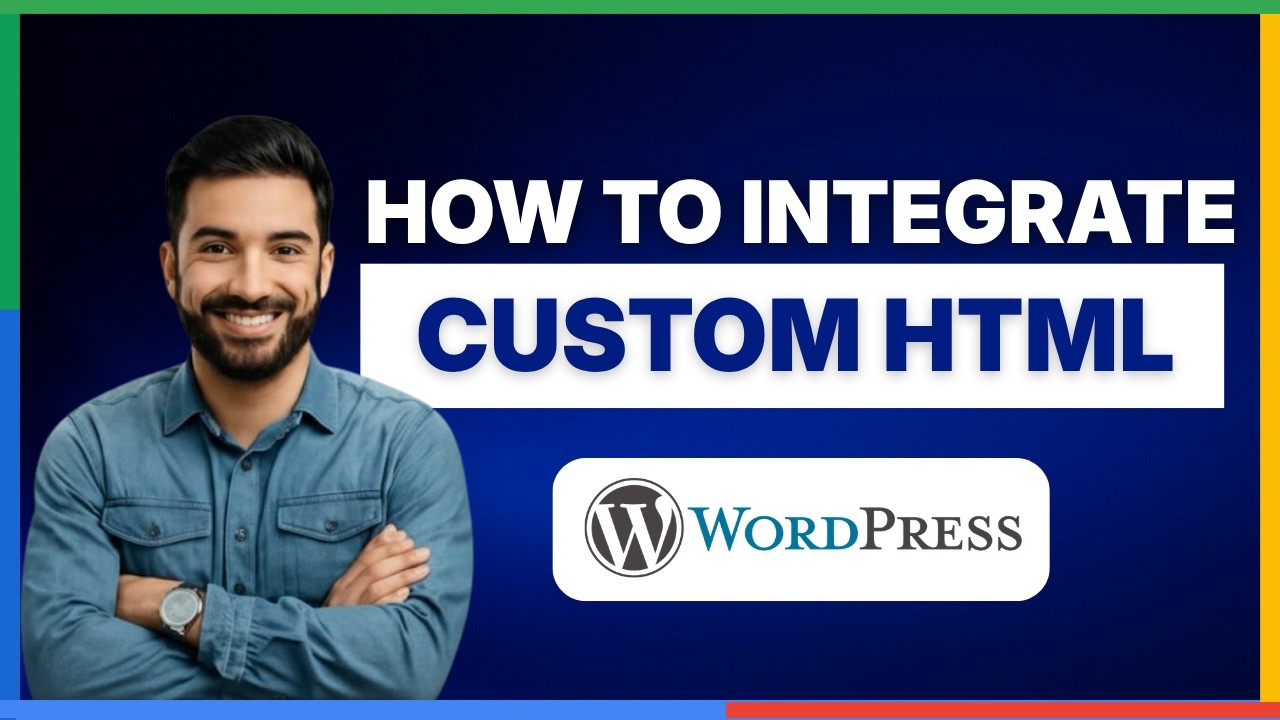 How to integrate custom HTML in WordPress[LATEST GUIDE] - YouTube