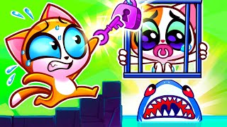 Who Will Rescue Me? Baby Is Trapped + More Funny Kids Challenges & Games | PurrPurr Stories