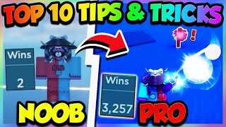 10 TIPS & TRICKS to BECOME A PRO in Blade Ball! (Roblox)