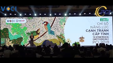 PCI 2018 - Lễ công bố Chỉ số năng lực cạnh tranh cấp tỉnh năm 2018
