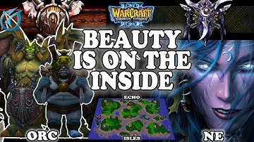Grubby | Warcraft 3 TFT | 1.30 | ORC v NE on Echo Isles - Beauty is on the Inside
