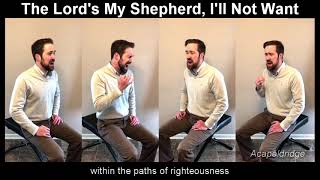 The Lord's My Shepherd, I'll Not Want chords