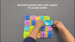 Full Tutorial: one of the oldest forms of Origami - Multi pocket wallet- Read the description
