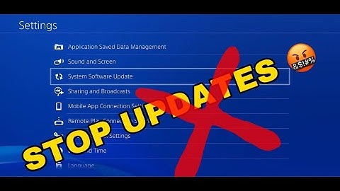 How to stop downloading updates while PS4 is in rest mode