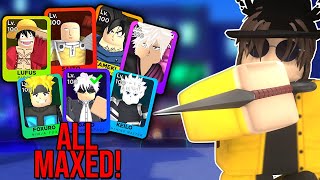 MAX level all abilities showcase | Roblox Death Ball