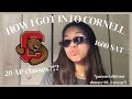 HOW I GOT INTO MY DREAM SCHOOL, CORNELL ❤️🐻 | Cornell Stats Video (SAT, GPA, Activities etc.)