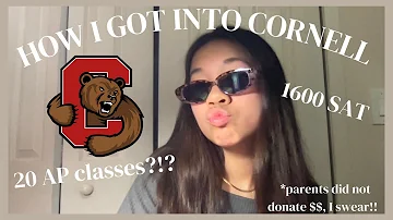 HOW I GOT INTO MY DREAM SCHOOL, CORNELL ❤️🐻 | Cornell Stats Video (SAT, GPA, Activities etc.)