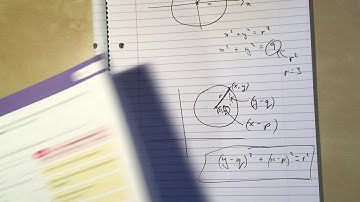32  Equation of a Circle Chapter 6 section 2 Edexcel Pure AS Level Maths