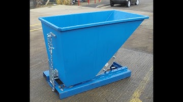 How to empty a Roll forward tipping skip