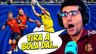 TORCENDO PRA CABO VERDE contra a ESPANHA como se fosse o BRASIL