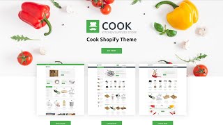 Cook Store Multipurpose Shopify Theme by ZEMEZ Website Template - 60059 screenshot 1
