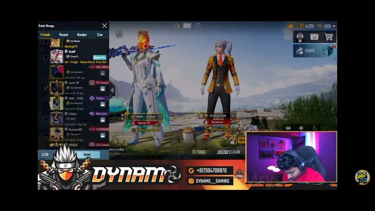 Dynamo unfriend old hydra members on stream😱😮