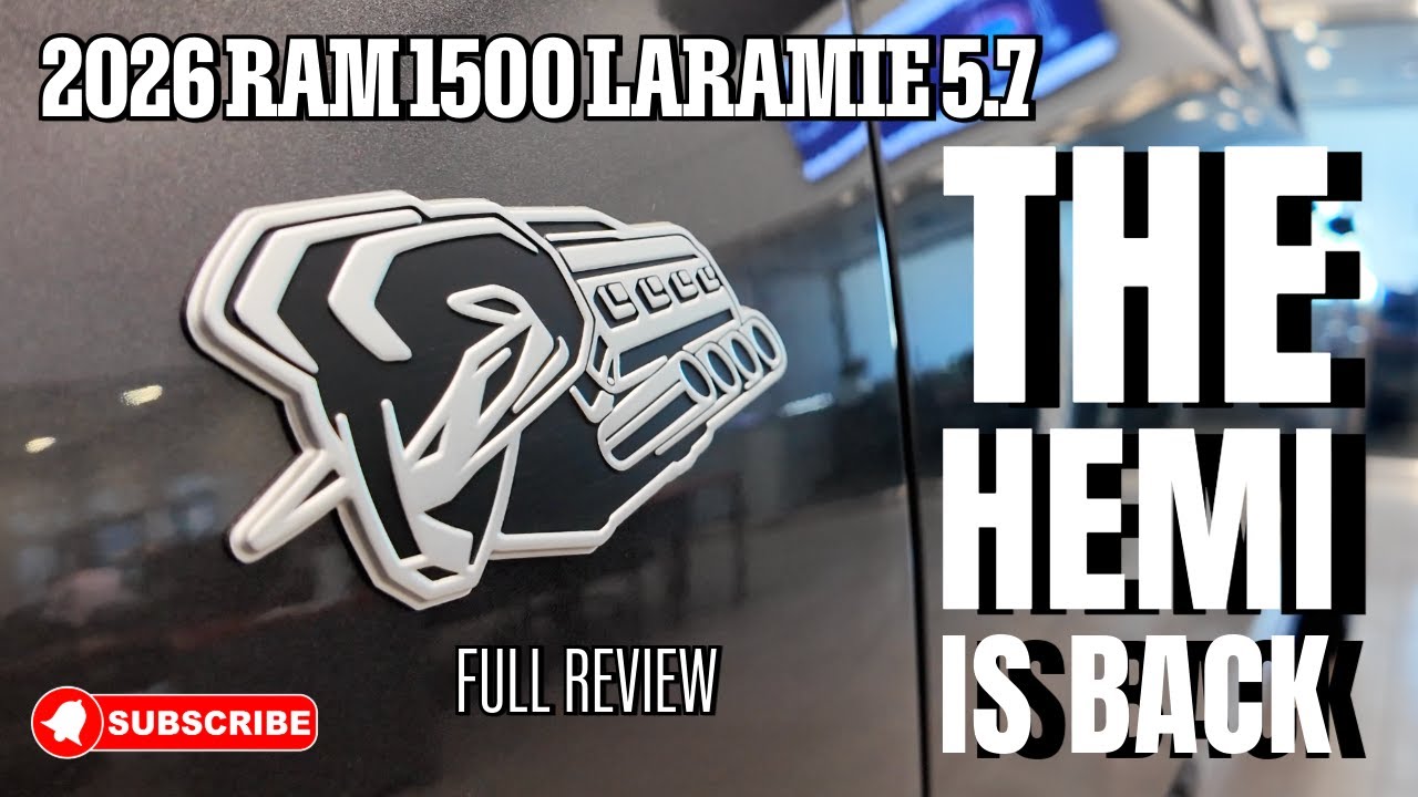 The HEMI Is BACK! 2026 Ram 1500 Laramie Full Review + Specs Breakdown