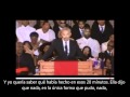 Kevin Costner funeral de Whitney Houston (Subtitulos español Part 2)