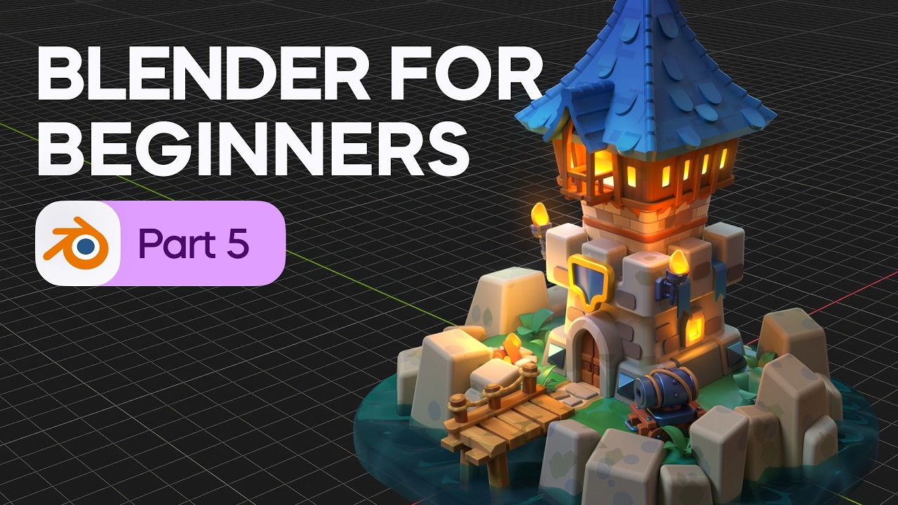 Blender Tutorial for Absolute Beginners - Modeling 3D Scene Details ...