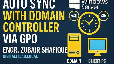 Auto Sync Time with Domain Controller via GPO | Windows Server Group Policy Tutorial