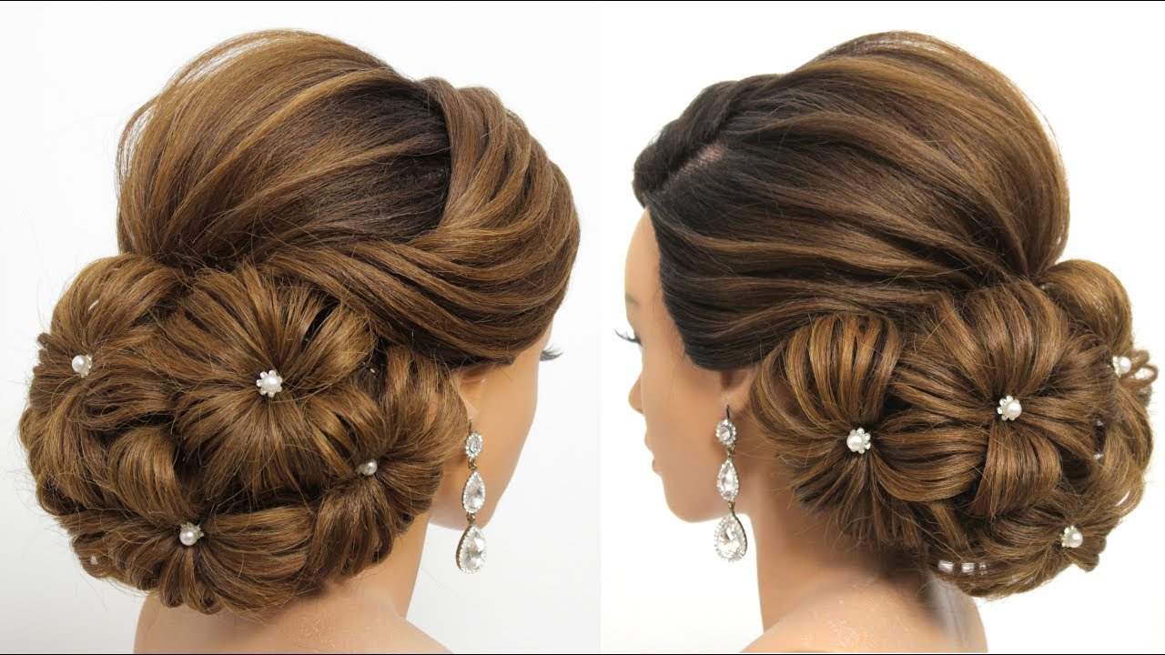 Bridal Updo Tutorial Wedding Prom Hairstyles For Long Hair Youtube