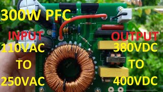 300W PFC, Controller, Continuous Conduction Mode, Fixed Frequency, Compact | PCB and Schematic