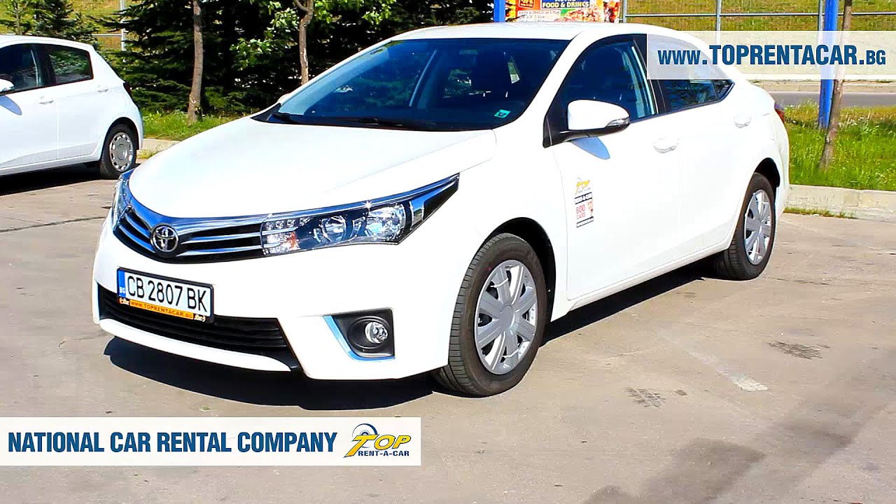 Аренда автомобилей Toyota Corolla АКПП от Top Rent A Car Болгария