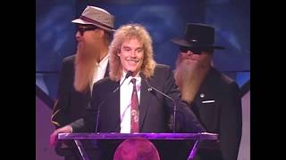 Frank Beard on Ginger Baker - ZZ Top Induct Cream into 1993 Rock &amp; Roll Hall of Fame