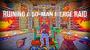 Rust - HOW OT RUINED A 5V50 MERGE RAID ON VITAL MAIN | ZERG PROGRESSION | WIPE DAY RAIDS | PVP |