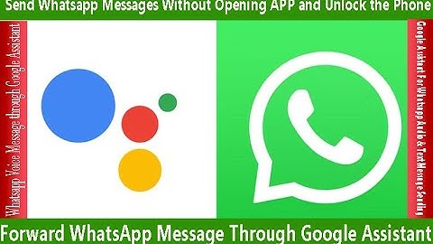 Send messages without opening or typing WhatsApp| google assistant se whatsapp message kaise kare
