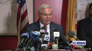 Sen. Bob Menendez Talks About Bribery Charges
