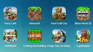 Party Craft, Minecraft, Pixel Craft City, Block World 3D, CrowdWorld, Crafting and Building screenshot 5