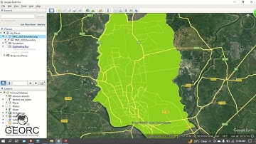 How to customize shapefile layer view in google earth pro