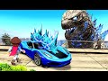 Stealing GODZILLA CARS In GTA 5!