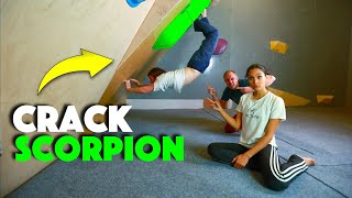 EpicTV try Crack Climbing for First Time