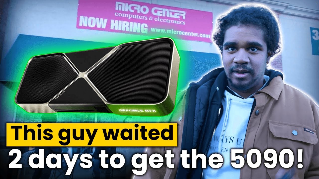 RTX 5090/5080 Launch at Micro Center
