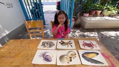 Tiếng Anh Giao Tiếp Thiếu Nhi Tại Phan Thiết: Daisy talking about Sea Animals